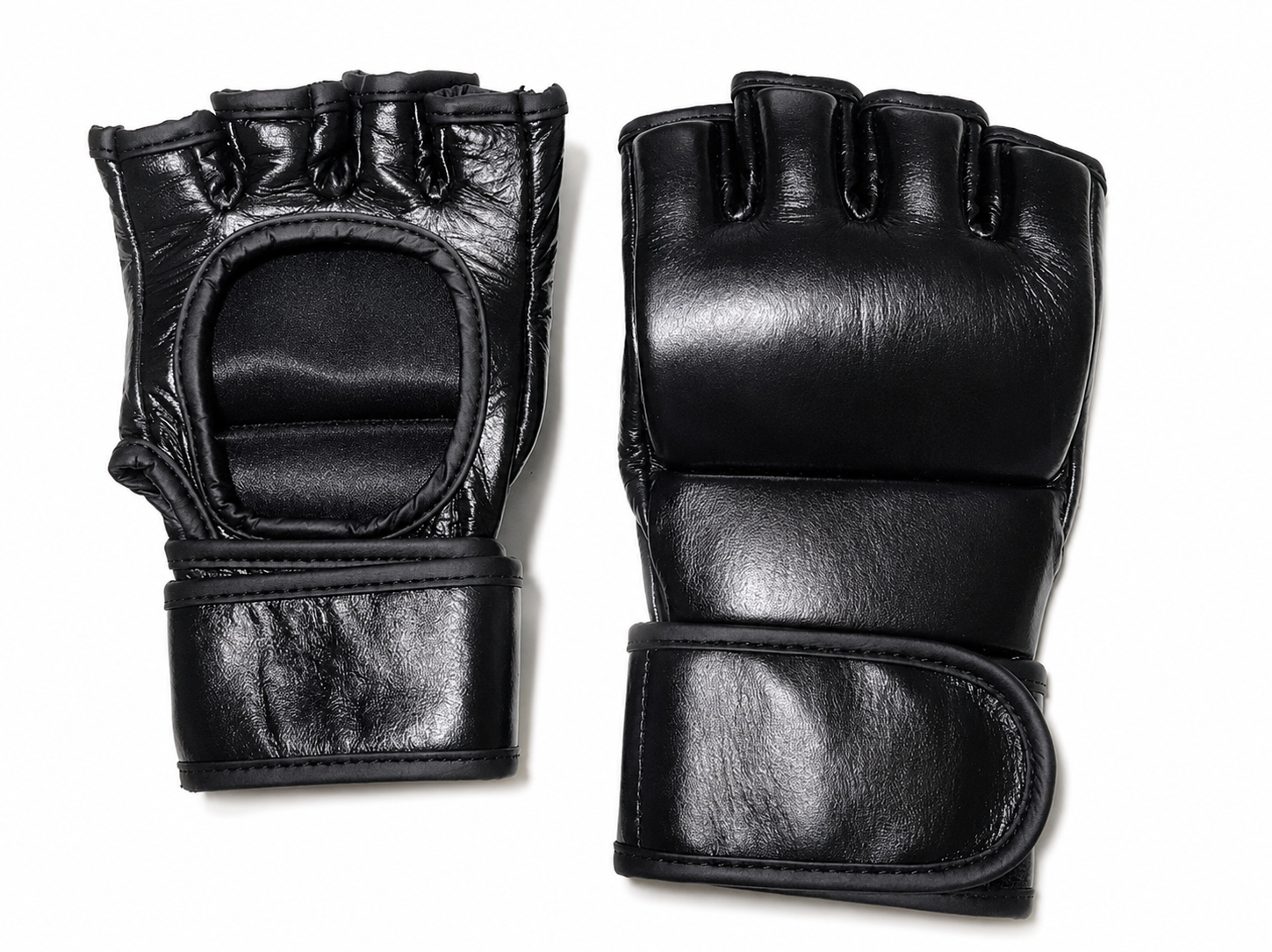Professional Genuine Cow Leather MMA Gloves | Premium Training & Sparring Fight Gloves
